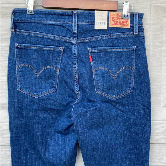 Levi’s 725 High Rise Bootcut Jeans Women’s 14 W32 Dark Wash Stretch NWT - Picture 7 of 9